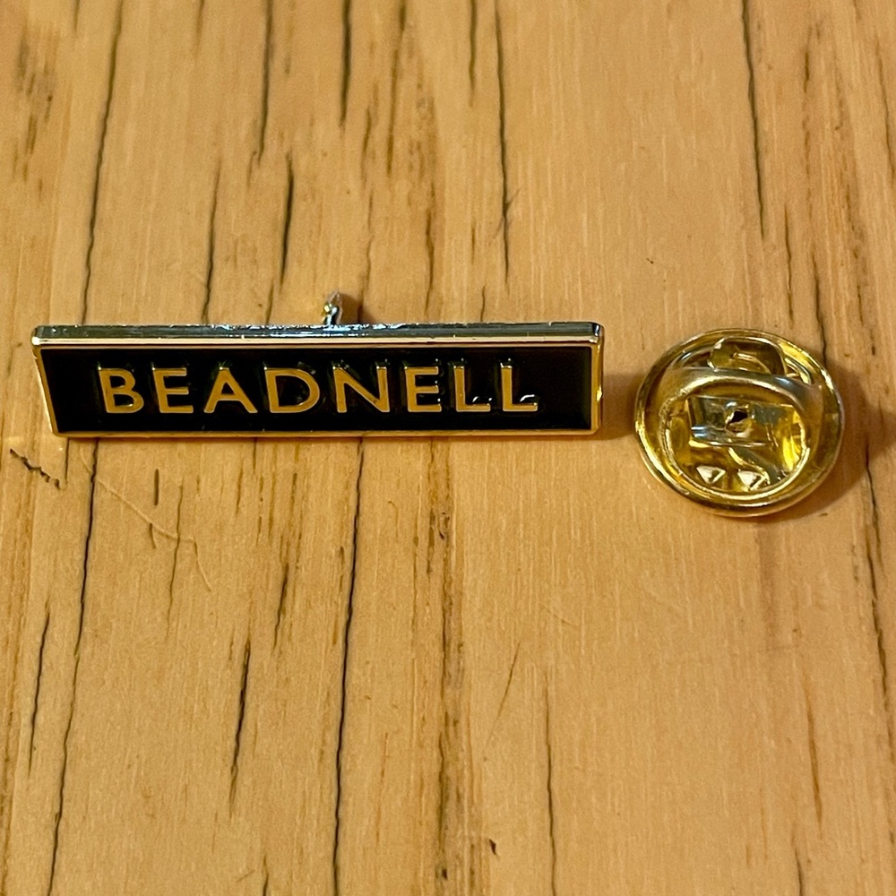 Barbour Beadnell Lapel Pin Badge